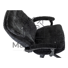 Кресло руководителя Бюрократ T-9950MSG-F Fabric черный Light-20, крестов. пластик, подст. для ног