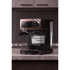 Кофеварка рожковая Vitek VT-1517 (BN) коричневый, исп. кофе - молотый, 1.65 л, 1238 Вт, 15 Бар