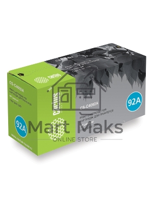 Картридж лазерный Cactus CS-C4092A черный для HP LaserJet 1100/ 3200/ 3220 (2500стр.)