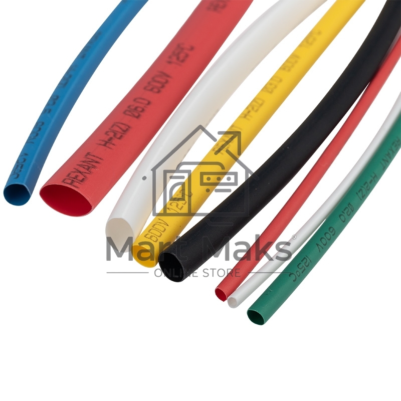 Термоусаживаемые трубки MULTICOLOR 2:1 (Набор 13 шт.) Rexant