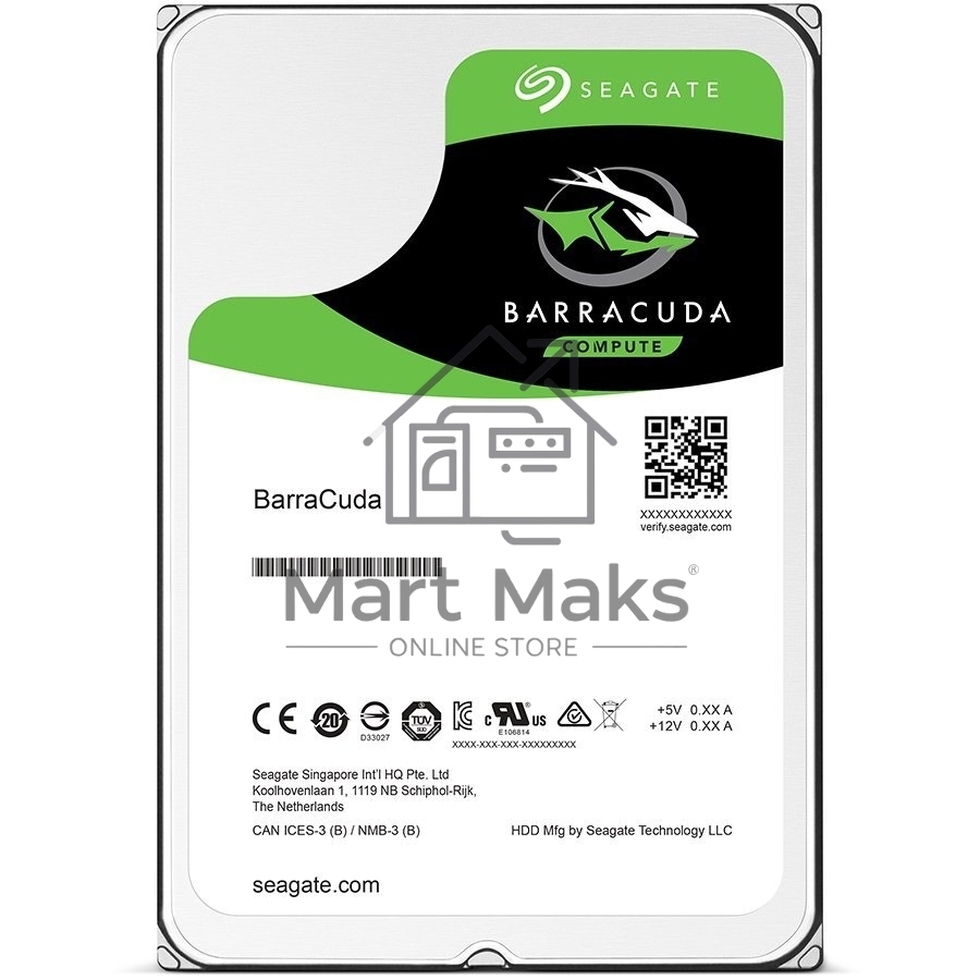Жесткий диск Seagate SATA 8TB 5400RPM 6GB/S 256MB ST8000DM0043.5