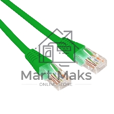 Патч-корд U/UTP Rexant cat.5e, RJ45-RJ45, 26AWG, ZH нг(А)-HF, зеленый, 5 м