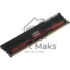 Оперативная память AMD Radeon R7, DDR4, 16GB, 2666MHz, CL16, DIMM, с радиатором, черный