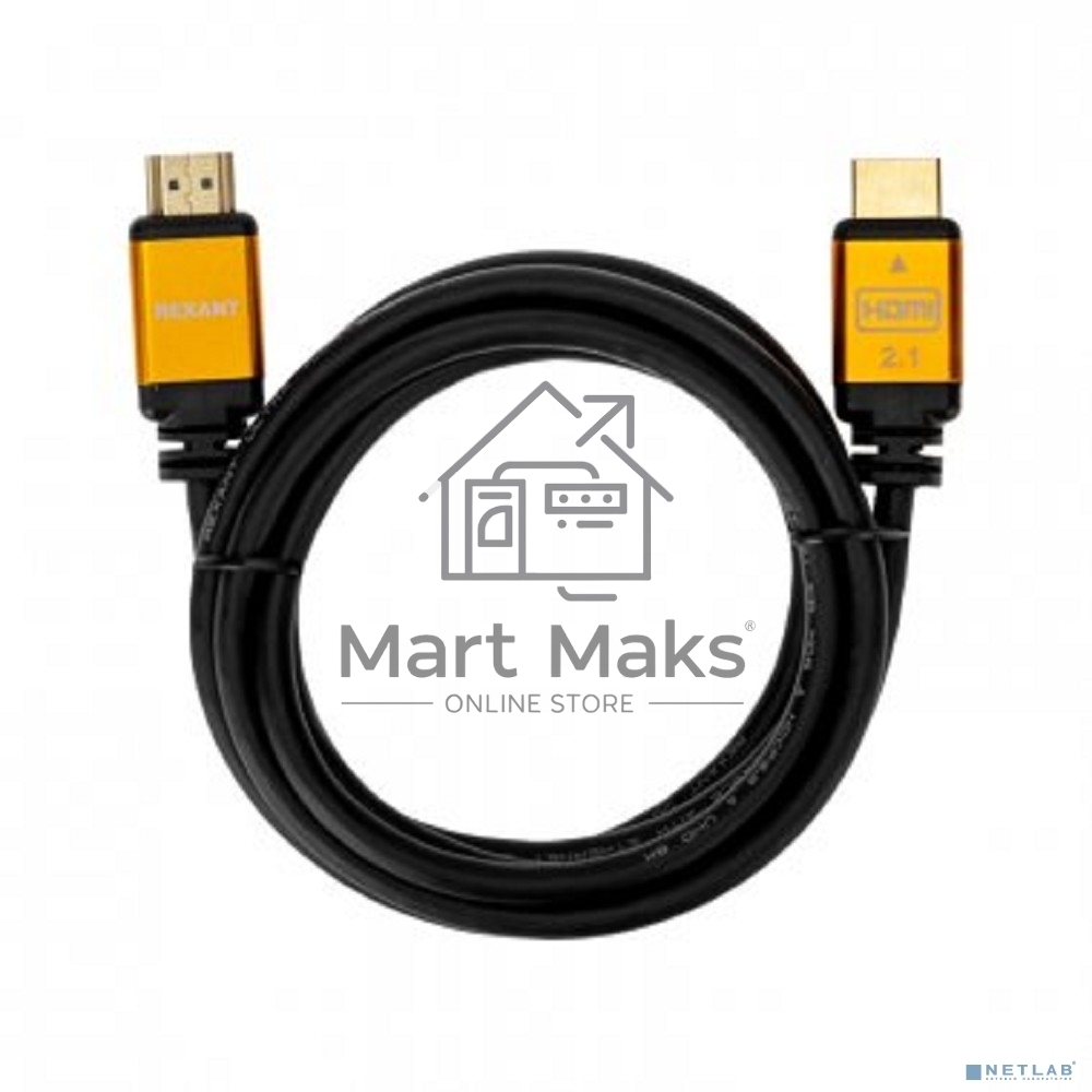 Кабель Rexant HDMI - HDMI 2.1 длина 3 метра GOLD