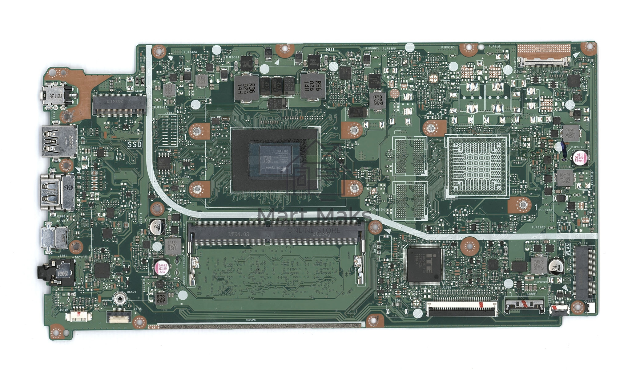 Материнская плата для Asus X512DA 4G/R3-3250U 90NB0LZ0-R00140