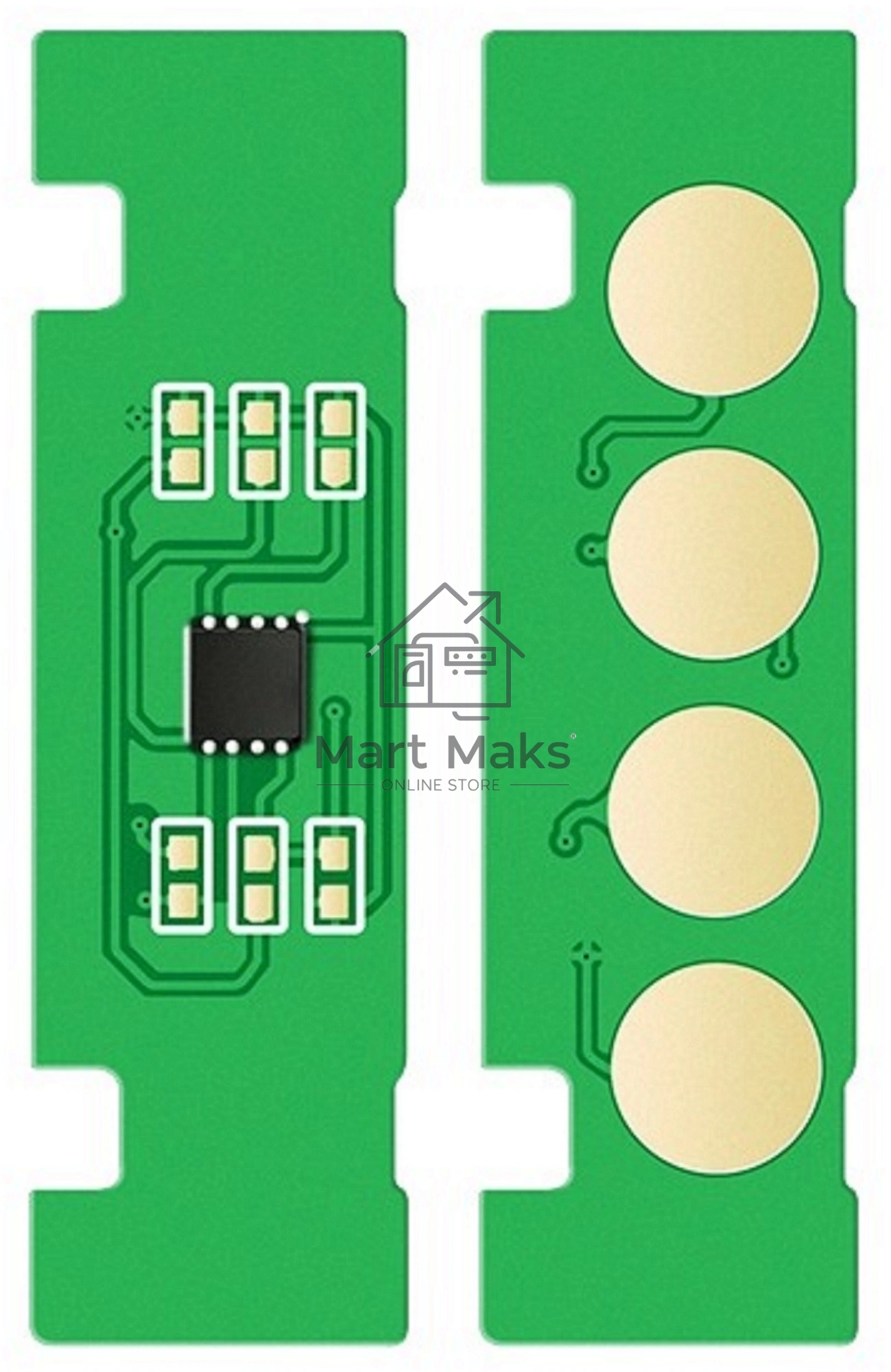 Чип тонер-картриджа Cactus CS-CHIP-H-W2072A (117A/W2072A) желтый 700 стр