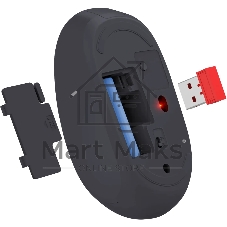 Мышь беспроводная Defender Smart MM-396 черный, 1600 dpi, радиоканал, Bluetooth, USB, кнопки - 3