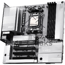 Материнская плата MSI PRO B850M-A WIFI PZ, AM5, AMD B850, 4xDDR5, 4xSATA, 2xM.2, 1xPCIe 5.0 x16, DisplayPort, HDMI, 1x5Gb LAN, USB Type-C, 3x3.5 мм, 7.1, microATX