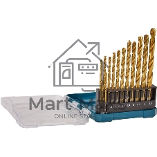 Набор сверл Makita D-72855 по металлу (13пред.) для дрелей