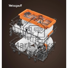 Встраиваемая посудомоечная машина Weissgauff BDW 4538 Touch Inverter Autoopen Timer Floor