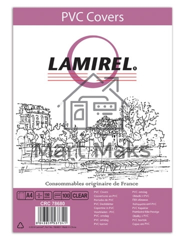 Обложки для переплёта Lamirel LA-78680 A4 прозрачный (100шт)
