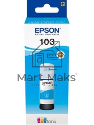 Чернила Epson 103C C13T00S24A голубой (65 мл) для Epson L3100/3110/3150