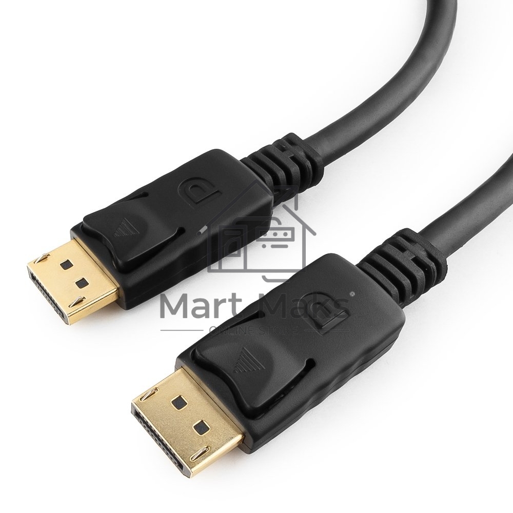 Кабель DisplayPort Gembird/Cablexpert, 1м, 20M/20M, черный, экран, пакет(CC-DP-1M)
