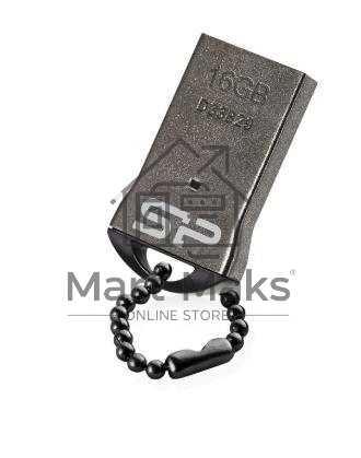 Флешка USB R/W Silicon Power R/W 16Gb Touch T01 SP016GBUF2T01V1K USB2.0 черный/серебристый