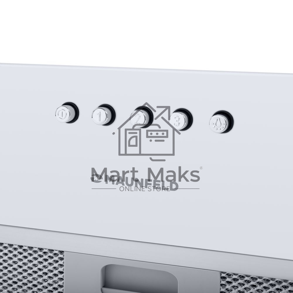 Вытяжка встраиваемая Maunfeld Crosby Power 60 белый, 60 см, 1050 куб. м/ч, 51.8 дБ