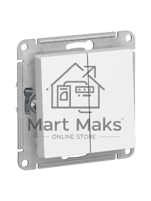 Механизм переключателя 2-кл. ATLAS DESIGN (сх.6) 10АХ бел. SchE ATN000165