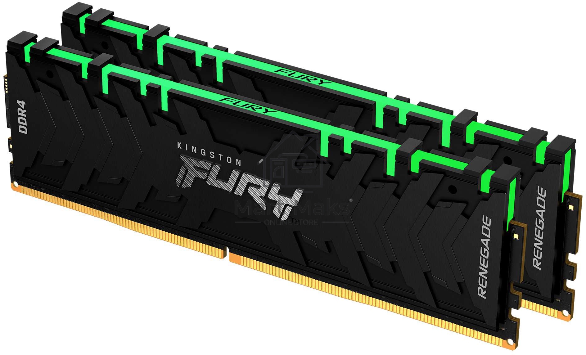 Оперативная память Kingston 16GB DDR4 4600MHz (2*8Gb) DIMM CL19 FURY Renegade RGB
