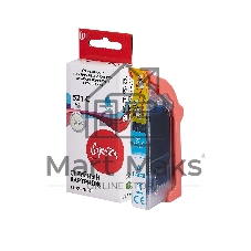 Картридж струйный Sakura 2934B004 (521 C) для Canon, голубой, 8,4 мл., 530 к.