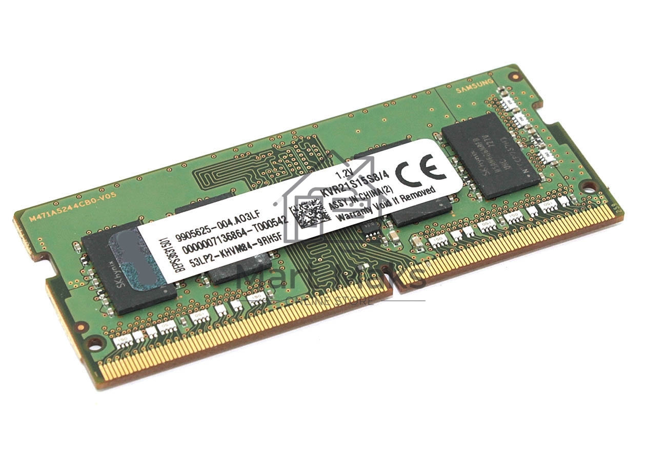 Оперативная память Kingston ValueRAM, DDR4, 4GB (1x4GB), 2133MHz, CL15, SO-DIMM