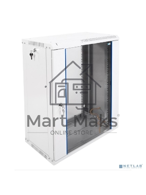 Шкаф телеком. настенный разборный 15U (600х350) дверь стекло (ШРН-Э-15.350) (1 коробка)