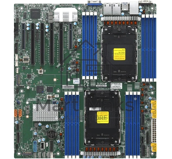 Серверная платформа SuperServer SYS-621P-TRT (X13DEI-T, CSE-825BTS-R1K23LPP1) (LGA-4677, Intel® C741, 16xDDR5 Up to 4TB ECC RDIMM, 8x3.5