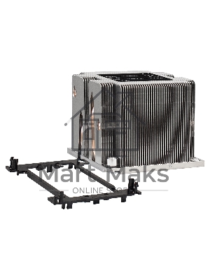 Радиатор+направляющая планка для процессора ExeGate ESNK-P0068P.2U.3647.Cu + BKT-0126 (Al+Cu, 2U, 4 тепл. трубки, LGA3647, Square, TDP 205W, 390г, на винтах, с термопастой, в комплекте с направляющей планкой (back plate BKT-0126), RTL)