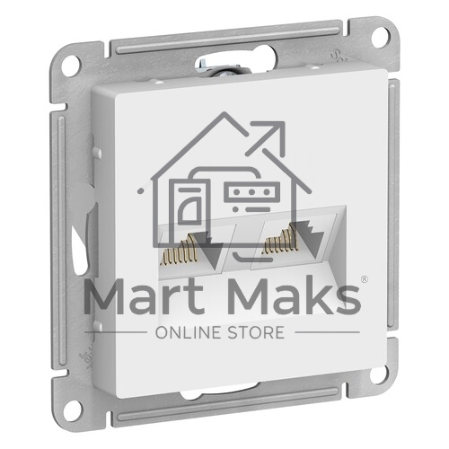 Механизм розетки компьютерной 2-м AtlasDesign RJ45 кат.5E беж.