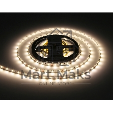 Светодиодная лента GS1002 2835 60Led/ 4.8W m/ 12V IP20 4500K/ 5000*8*1.2mm (2 конт.)