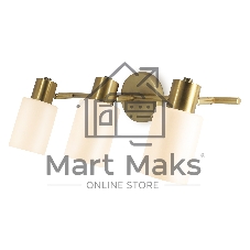 Настенно-потолочный спот TR3972/3 BS/FR латунь/белый матовый E27*3 max 40W 460*80*140