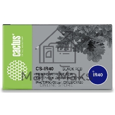Картридж матричный Cactus CS-IR40 черный/красный (300 000 знаков) для Citizen IR40T/IR50/Citizen CX123/CX120