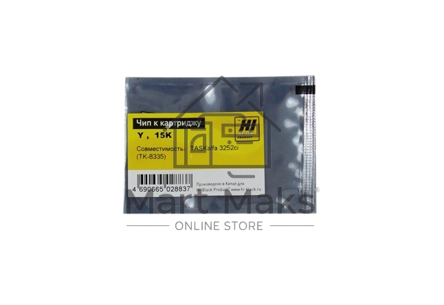 Чип Hi-Black к картриджу Kyocera TASKalfa 3252ci(TK-8335), Y, 15K