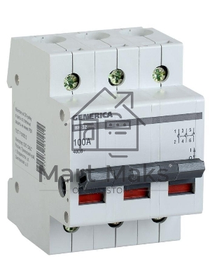 Выключатель нагрузки (мини-рубильник) 3п ВН-32 100А GENERICA ИЭК MNV15-3-100