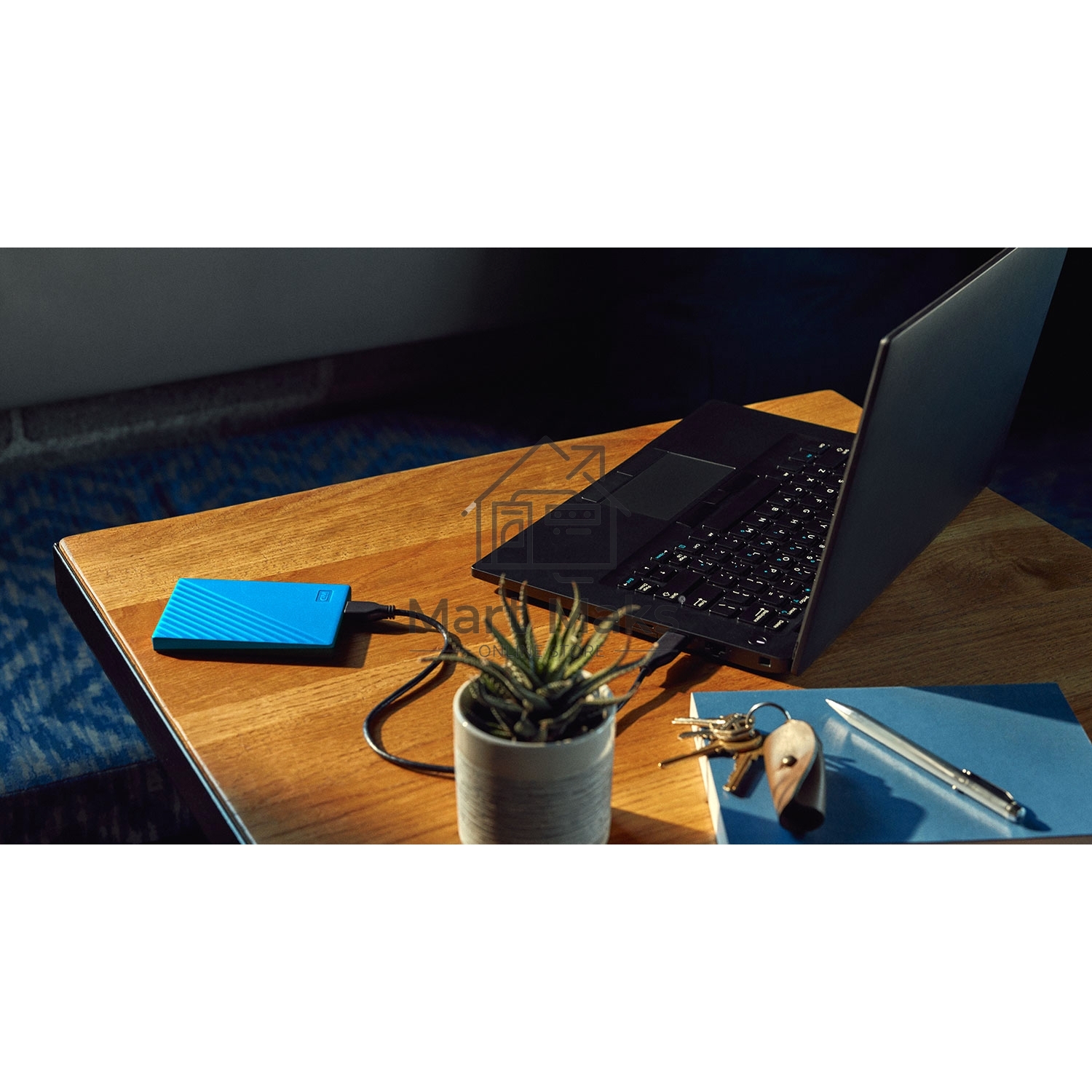 Внешний жесткий диск WD Original USB 3.0 2Tb WDBYVG0020BBL-WESN My Passport 2.5