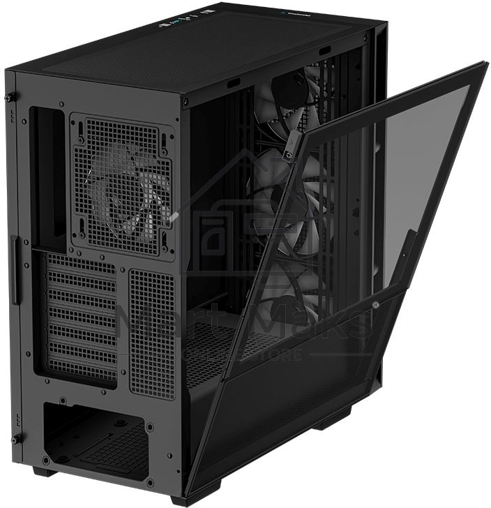 Компьютерный корпус DeepCool CH560 черный (R-CH560-BKAPE4-G-1) (ATX, без БП, 2хUSB, с окном)