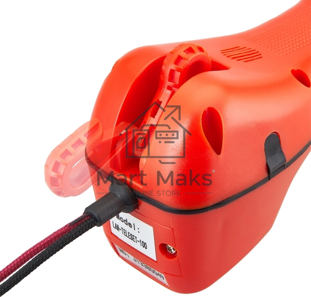 Трубка телефонная Lanmaster LAN-TELESET-100 для тестирования красный