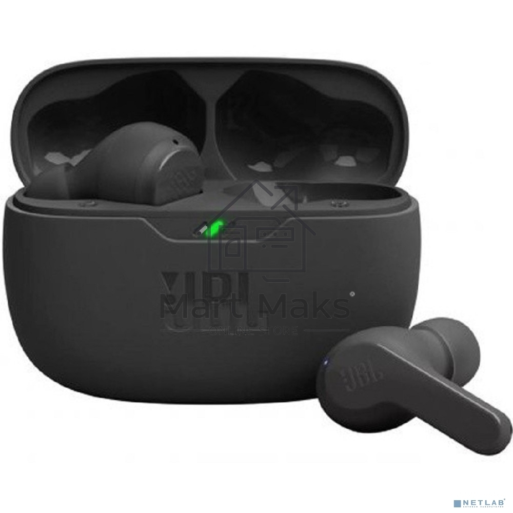 Наушники JBL Wave Beam, Bluetooth, внутриканальные, черный
