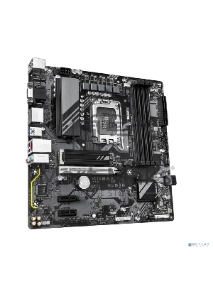 Материнская плата Gigabyte B760M DS3H GEN5 Soc-1700 Intel B760 4xDDR5 mATX AC`97 8ch(7.1) 2.5Gg RAID+VGA+HDMI+DP