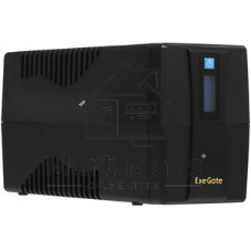 Источник бесперебойного питания ExeGate Smart LB-500.LCD.AVR.4C13 (500VA/300W, LCD, AVR, 4*C13, батарея 12V 4.5Ah, Black)