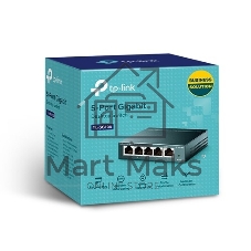 Коммутатор TP-Link SOHO TL-SG105 5-port Desktop Gigabit Switch, 5 10/100/1000M RJ45 ports, metal case