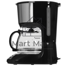 Кофеварка капельная Blackton Bt CM1116 черный/серебристый, исп. кофе - молотый, 1.25 л, 750 Вт.