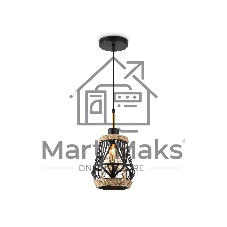 Светильник Ambrella light TR8521 BK/SB черный/бронза E27 max 60W D170*1000