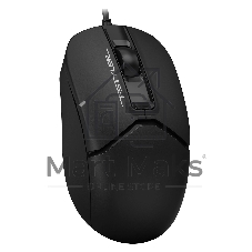 Мышь проводная A4Tech Fstyler FM12 черный, 1200 dpi, USB, кнопки - 3