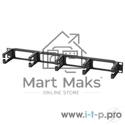 Кабельный организатор Hyperline CM-1U-PL с пластиковыми кольцами, 19