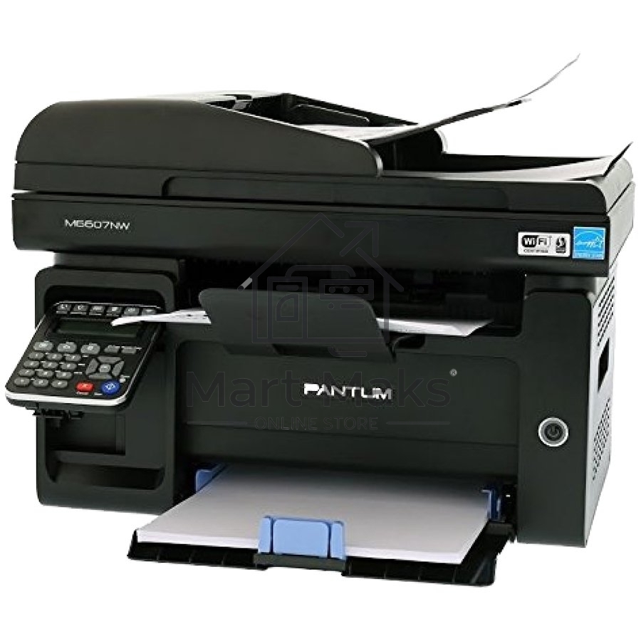 МФУ лазерный Pantum M6607NW, A4, ч/б, печ. до 22 стр/мин., скан. до 22 стр/мин., 1200x1200dpi, USB, RJ-45, Wi-Fi