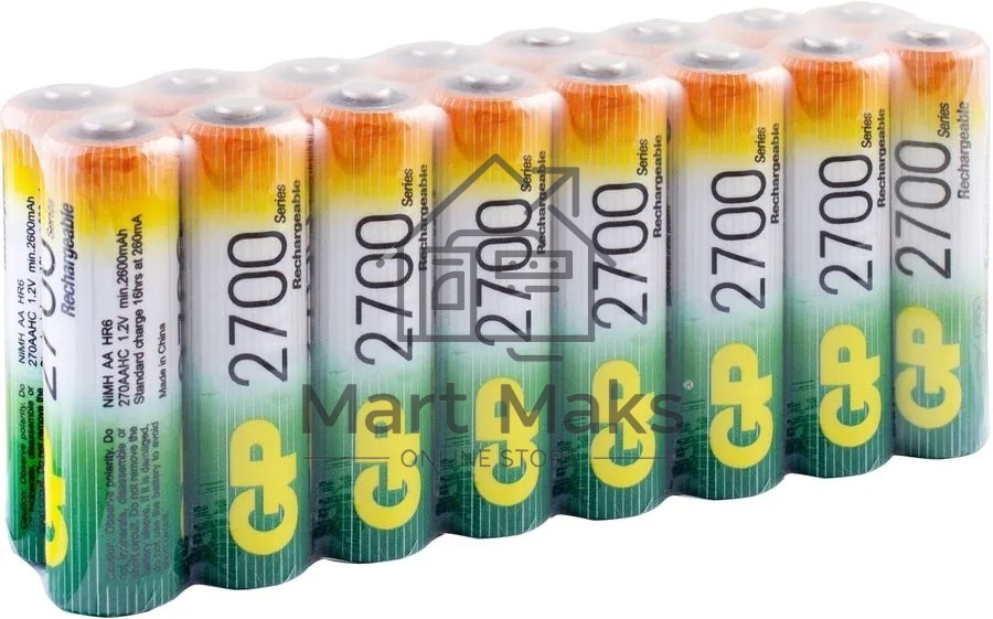 Аккумулятор GP 270AAHC AA NiMH 2700mAh (16шт)