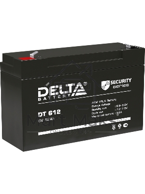 Аккумуляторная батарея Delta series DT, DT 612, voltage 6V, capacity 12Ah (discharge 20 hours)