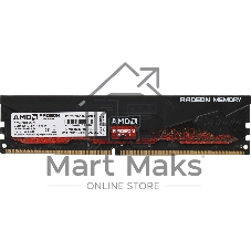 Оперативная память AMD Radeon R7, DDR4, 16GB, 2666MHz, CL16, DIMM, с радиатором, черный