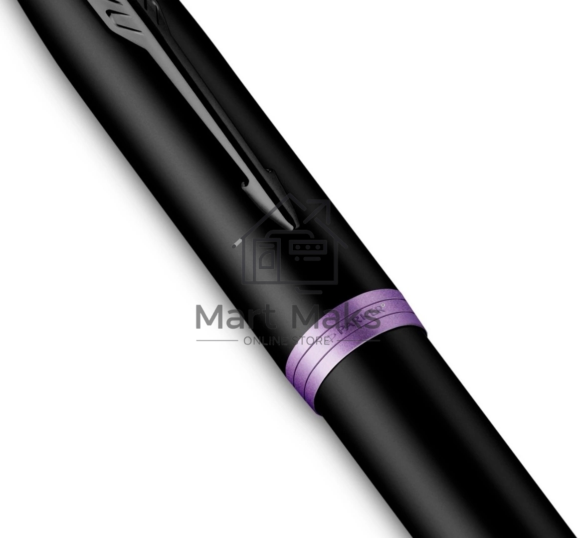 Ручка перьевая Parker IM Vibrant Rings F315 (2172948) Amethyst Purple PVD сталь нержавеющая F, подарочная коробка