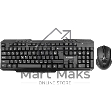 Комплект клавиатура+мышь Defender Jakarta C-805 беспроводной, USB, 1600 DPI, чёрный