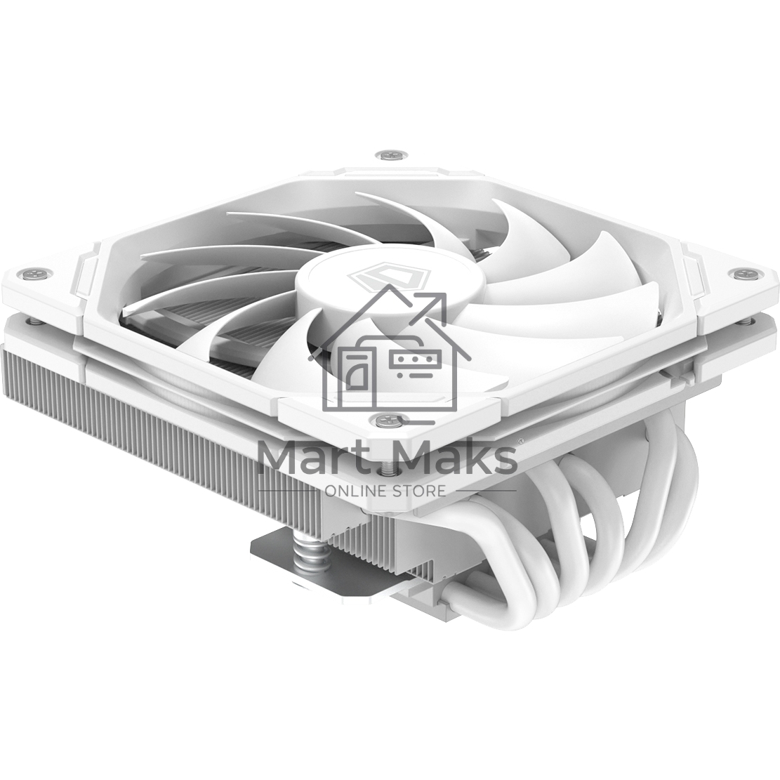 Устройство охлаждения(кулер) ID-Cooling IS-67-XT белый 120мм алюминий+медь 2200rpm 35db 4-pin 150W 67мм